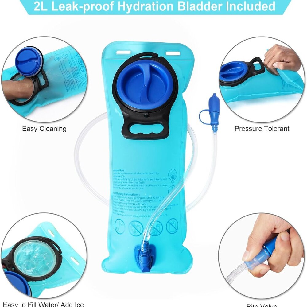 Hydration Backpack - Lightweight Water Backpack W… - image 3